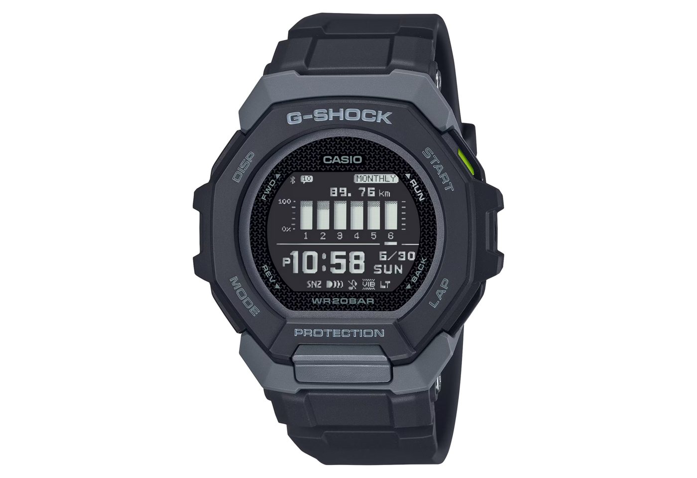 CASIO G-SHOCK Sportuhr Uhr mit Bluetooth Smartphone Verbindung und Trainingsfunktionen von CASIO G-SHOCK