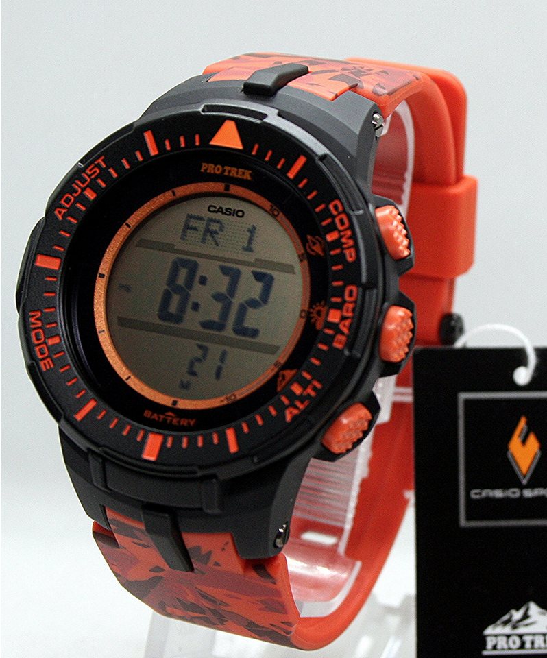 CASIO PRO TREK Digitaluhr Casio Pro Trek PRG-300CM-4ER, (1-tlg) von CASIO PRO TREK