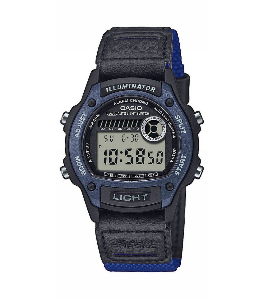 CASIO TIMELESS COLLECTION Chronograph W-220HF-2AVEF, Quarzuhr, Armbanduhr, Damenuhr, Herrenuhr, digital von CASIO TIMELESS COLLECTION