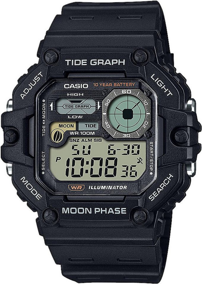 CASIO TIMELESS COLLECTION Digitaluhr TIMELESS COLLECTION Men Digitaluhr für Herren, Mondphase CASIO TIMELESS COLLECTION Digitaluhr TIMELESS COLLECTION Men Digitaluhr für Herren, Mondphase von CASIO TIMELESS COLLECTION