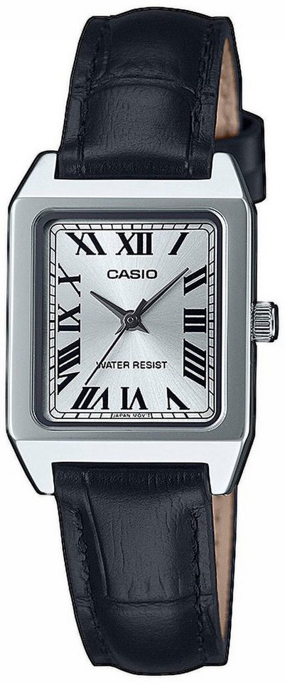 CASIO TIMELESS COLLECTION Quarzuhr LTP-B150L-7B1EF, Armbanduhr, Damenuhr, analog, Lederarmband von CASIO TIMELESS COLLECTION