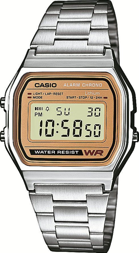 CASIO VINTAGE Chronograph A158WEA-9EF, Quarzuhr, Armbanduhr, Damenuhr, Herrenuhr, Digitaluhr,Edelstahlarmband CASIO VINTAGE Chronograph A158WEA-9EF, Quarzuhr, Armbanduhr, Damenuhr, Herrenuhr, Digitaluhr,Edelstahlarmband von CASIO VINTAGE