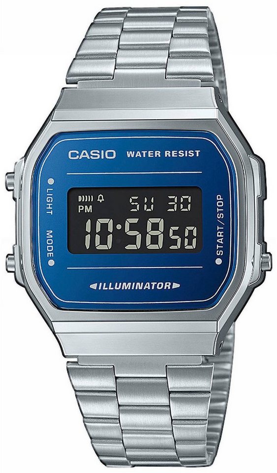 CASIO VINTAGE Chronograph A168WEM-2BEF, Quarzuhr, Armbanduhr,Damenuhr, Herrenuhr, Digitaluhr, Edelstahlarmband CASIO VINTAGE Chronograph A168WEM-2BEF, Quarzuhr, Armbanduhr,Damenuhr, Herrenuhr, Digitaluhr, Edelstahlarmband von CASIO VINTAGE
