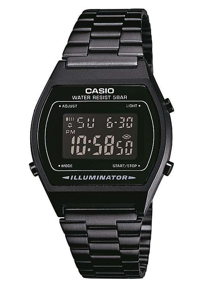 CASIO VINTAGE Chronograph B640WB-1BEF, Quarzuhr, Armbanduhr, Damenuhr, Herrenuhr, Digitaluhr,Edelstahlarmband von CASIO VINTAGE