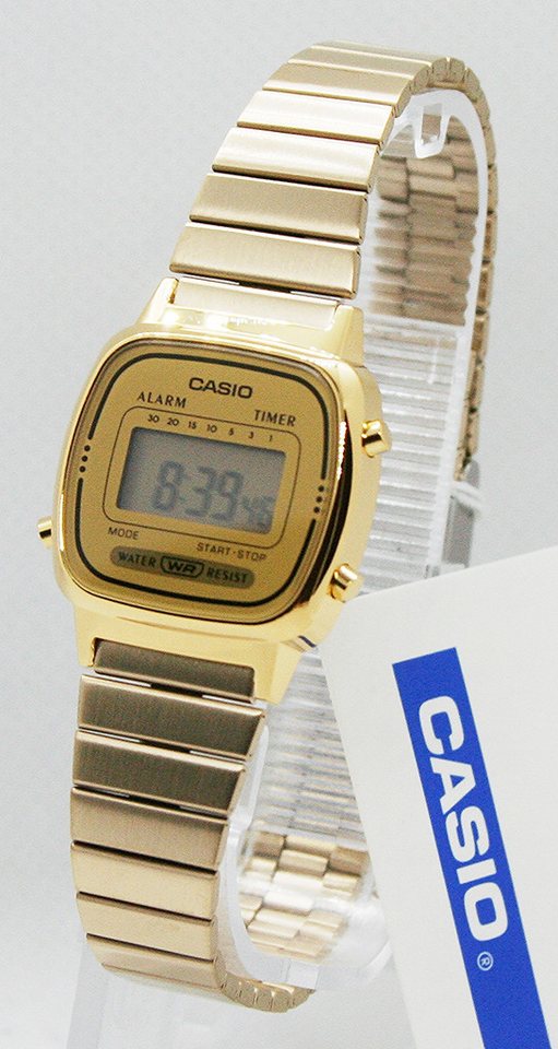 CASIO VINTAGE Digitaluhr Casio Damenuhr Digital LA670WEGA-9EF, (1-tlg) von CASIO VINTAGE