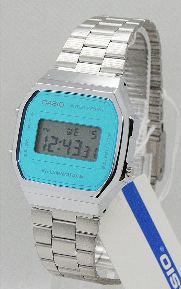 CASIO VINTAGE Digitaluhr Casio Vintage Digitaluhr A168WEM-2EF, (1-tlg) von CASIO VINTAGE