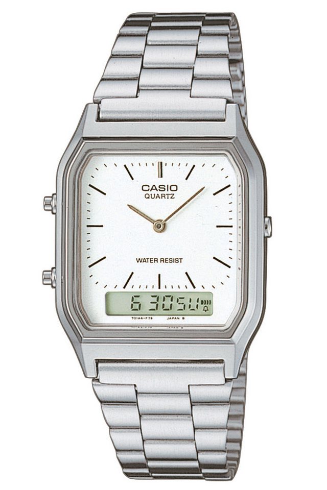 CASIO VINTAGE Digitaluhr Collection Edgy Uhr Ana-Digi Silber/Weiß CASIO VINTAGE Digitaluhr Collection Edgy Uhr Ana-Digi Silber/Weiß von CASIO VINTAGE