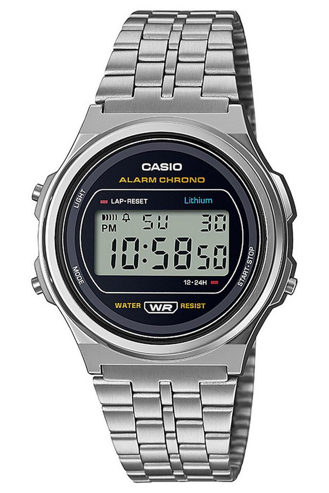 CASIO VINTAGE Quarzuhr Digitaluhr Vintage Silberfarben von CASIO VINTAGE