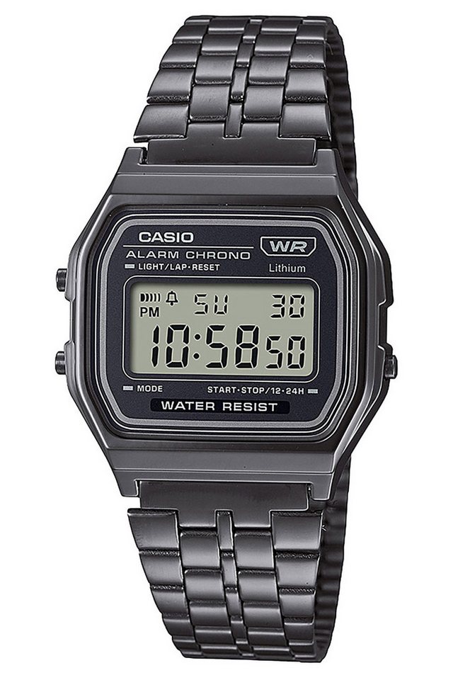 CASIO VINTAGE Quarzuhr Vintage Digitaluhr Anthrazit von CASIO VINTAGE