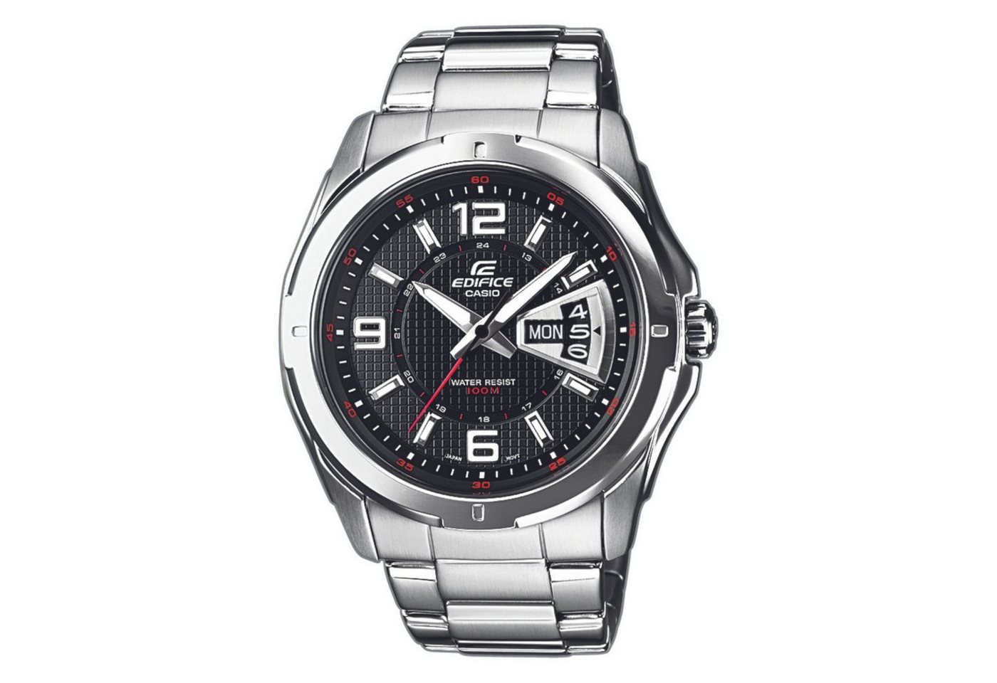 CASIO Chronograph Casio Edifice Armbanduhr EF-129D-1AVEF Edelstahl schwarz CASIO Chronograph Casio Edifice Armbanduhr EF-129D-1AVEF Edelstahl schwarz von CASIO
