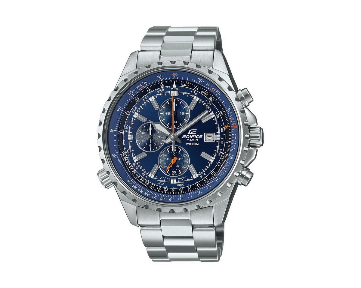 CASIO Chronograph Casio Edifice Herrenarmbanduhr EF-527D-2AVUEF Edelstahl, (1-tlg) von CASIO