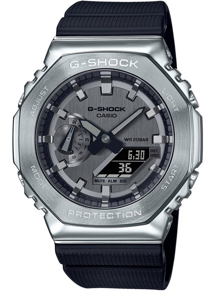 CASIO Quarzuhr Casio GM-2100-1AER G-Shock Herrenuhr 44mm 20ATM Casio GM-2100-1AER G-Shock Herrenuhr 44mm 20ATM von CASIO