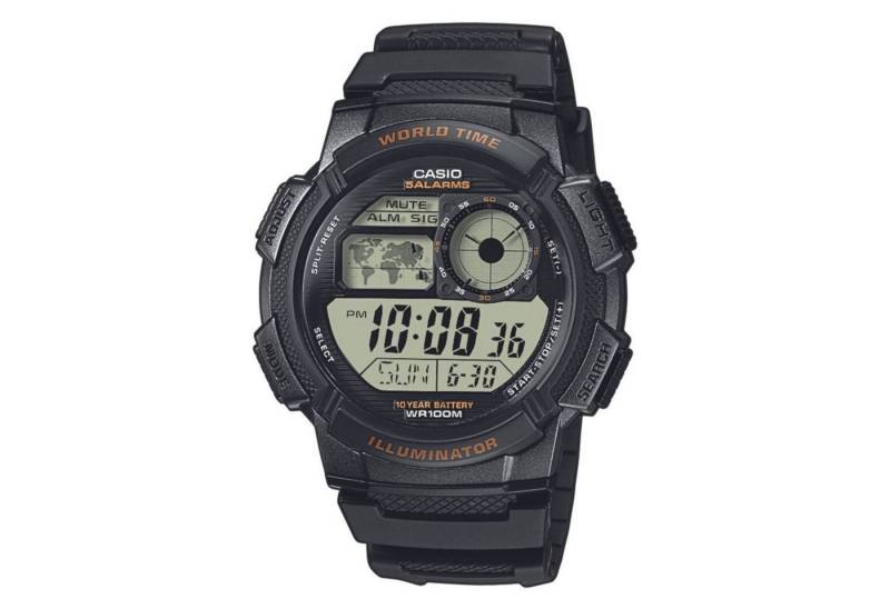 CASIO Chronograph Casio Timeless Collection Armbanduhr AE-1000W-1AVEF von CASIO