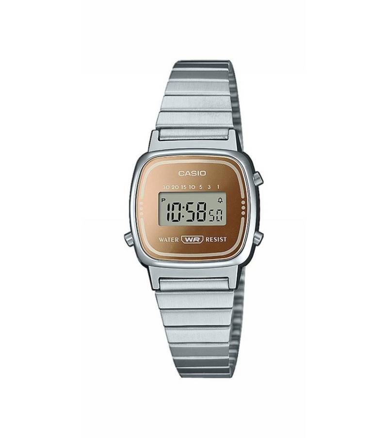 CASIO Chronograph Casio Vintage Armbanduhr LA670WES-4AEF von CASIO