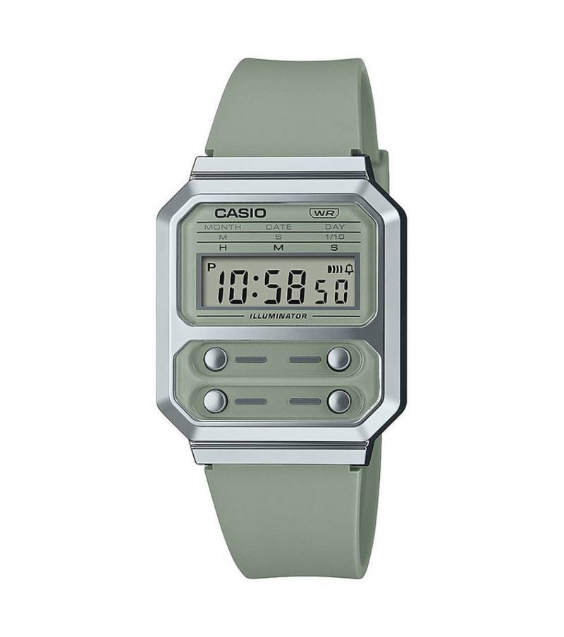 CASIO Chronograph Casio Vintage Edgy Collection Armbanduhr A100WEF-3AEF von CASIO
