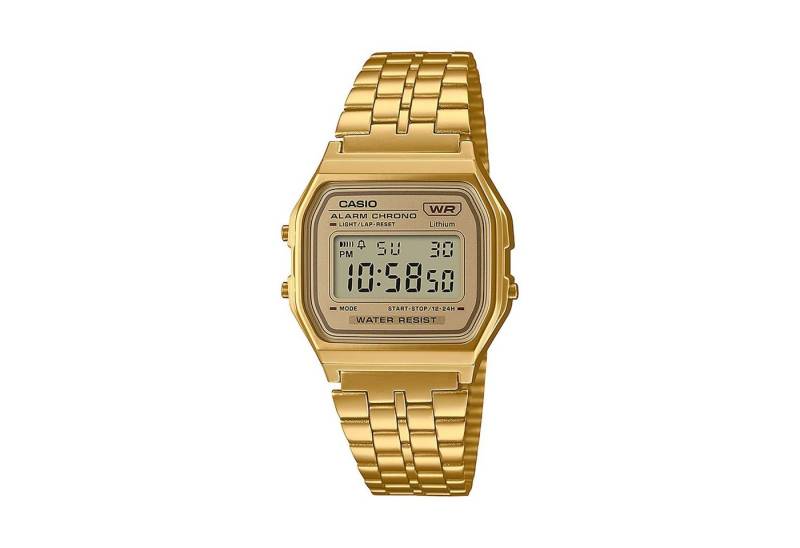 CASIO Chronograph Casio Vintage iconic Armbanduhr A158WETG-9AEF von CASIO