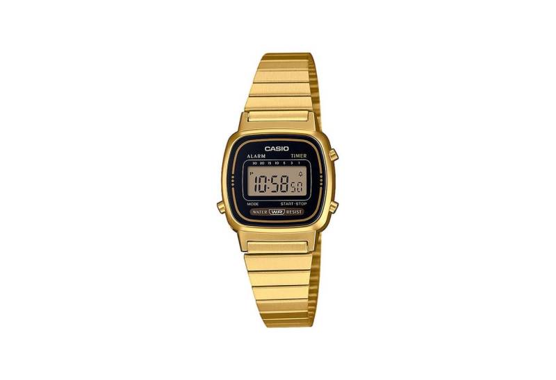 CASIO Chronograph Casio Vintage mini Collection Armbanduhr LA670WEGA-1EF von CASIO