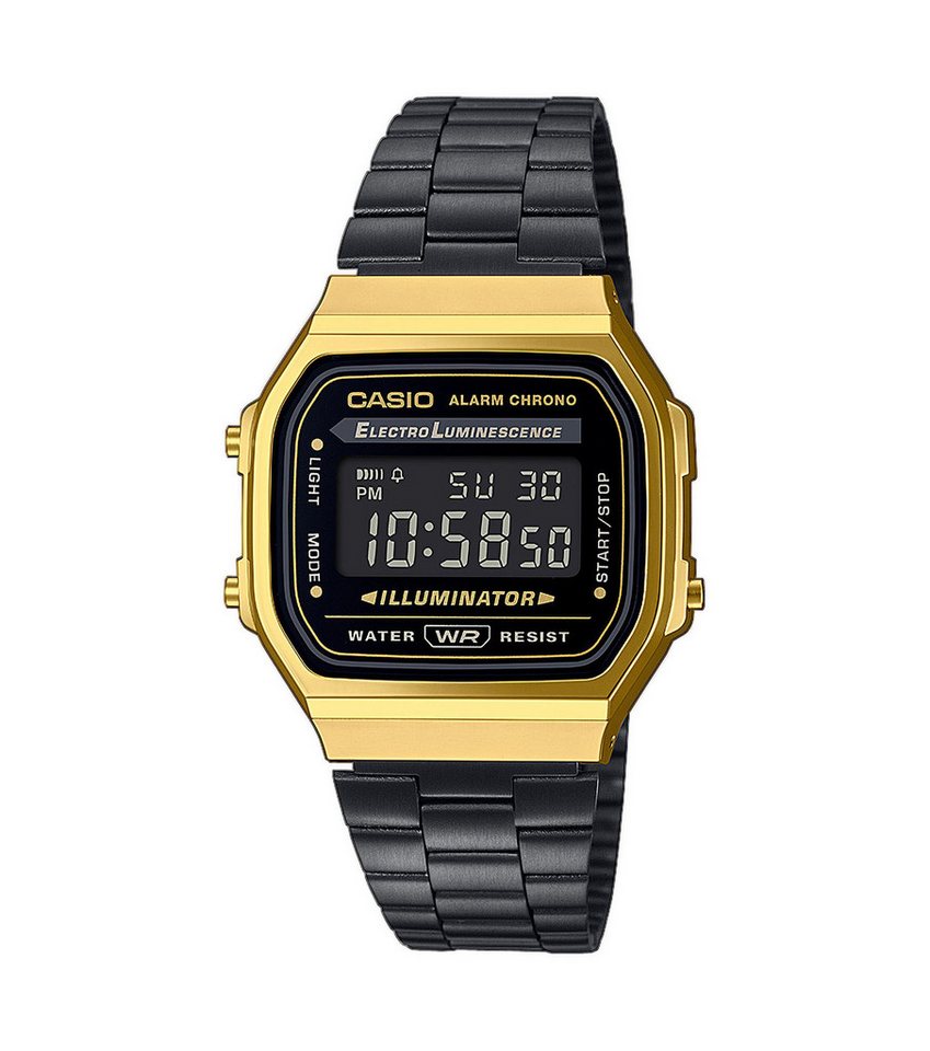 CASIO Chronograph Casio iconic Armbanduhr A168WEGB-1BEF CASIO Chronograph Casio iconic Armbanduhr A168WEGB-1BEF von CASIO