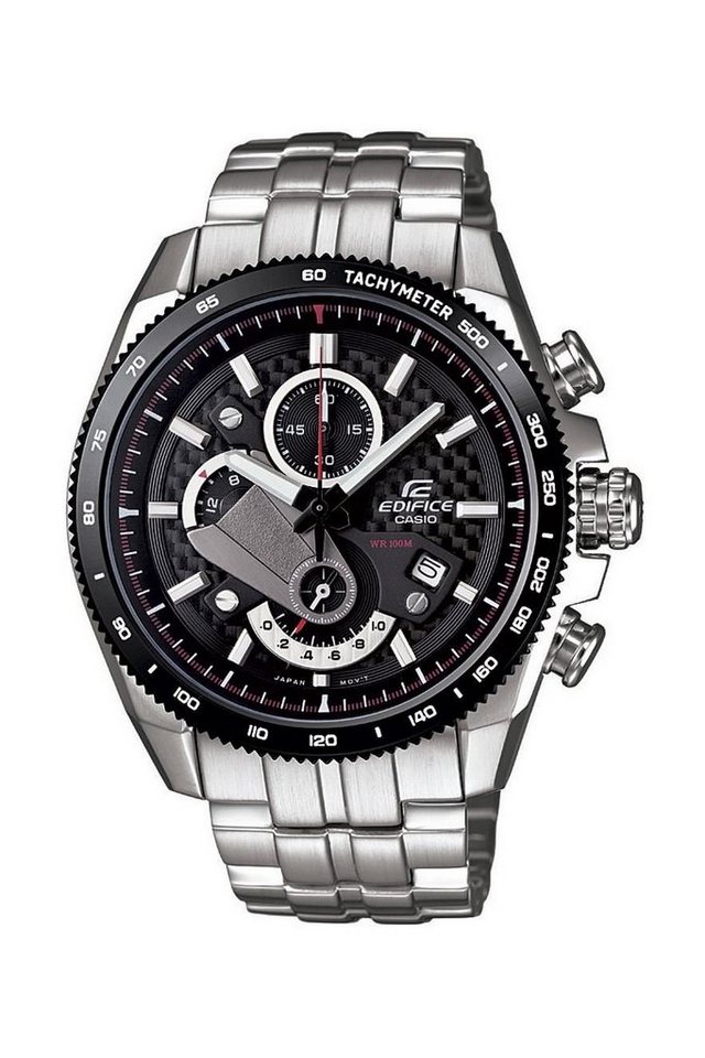 CASIO Chronograph Edifice, mit Datumsanzeige, Chronograph, 24-Std. Anzeige, Tachymeterskala von CASIO