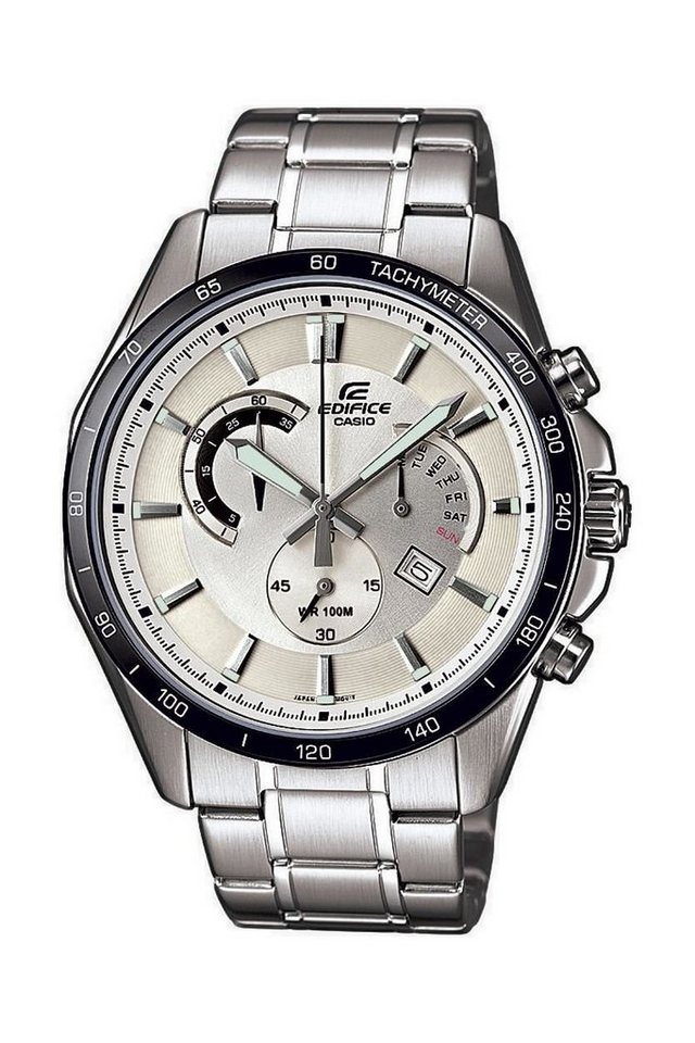 CASIO Chronograph Edifice, mit Tag- und Datumsanzeige, Chronograph und Tachymeter von CASIO