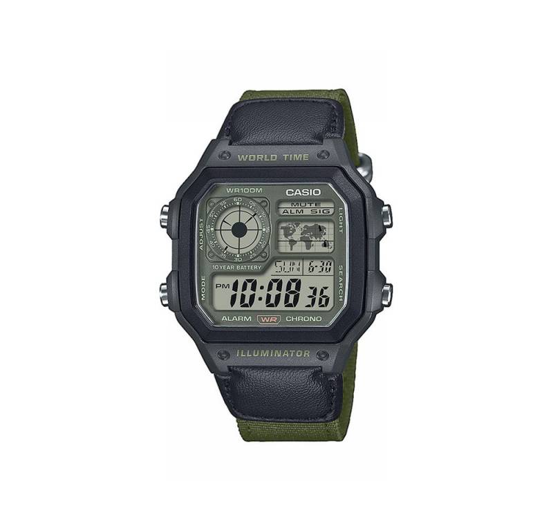 CASIO Digitaluhr Casio AE-1200WHUB-3AVEF AE-1200WHUB-3AVEF, Casio AE-1200WHUB-3AVEF von CASIO