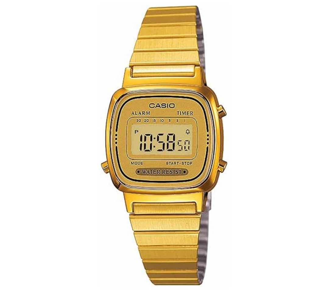 CASIO Digitaluhr Casio Armbanduhr Damen LA670WGA9D von CASIO