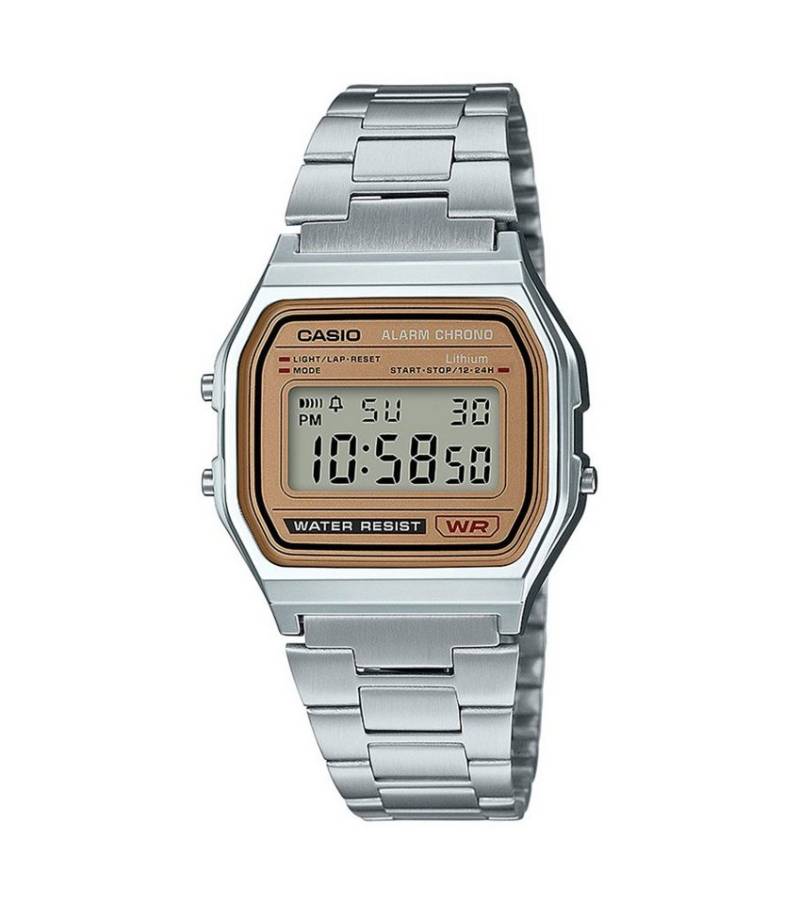 CASIO Digitaluhr Casio Collection Damen Digital Uhr A158WEA-9EF A158WEA-9EF, Casio Collection Damen Digital Uhr A158WEA-9EF von CASIO