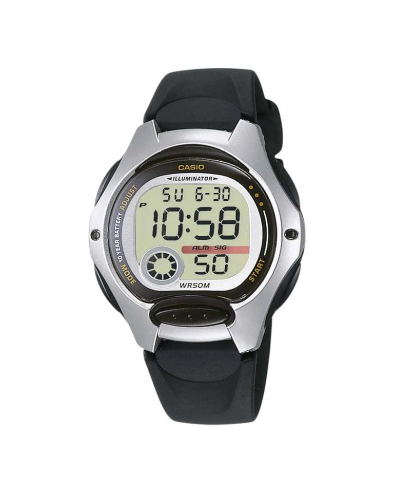 CASIO Digitaluhr Casio Collection Damen Uhr LW-203-1BVEF LW-203-1BVEF, Casio Collection Damen-Armbanduhr LW-203-1BVEF von CASIO