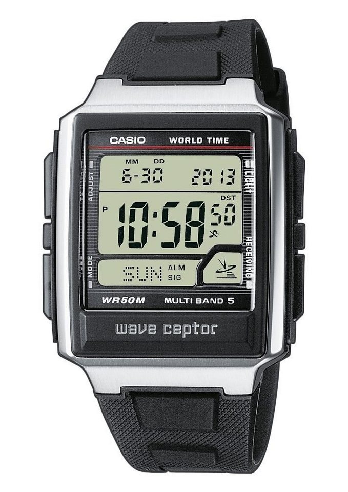 CASIO Digitaluhr Casio Collection Funkuhr Herren Uhr WV-59R-1AEF WV-59R-1AEF, Casio Collection Funkuhr Herren Uhr WV-59R-1AEF von CASIO