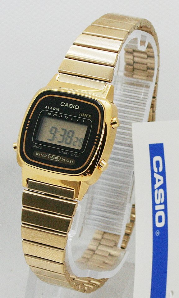 CASIO Digitaluhr Casio Damenuhr LA670WEGA-1EF, (1-tlg) von CASIO
