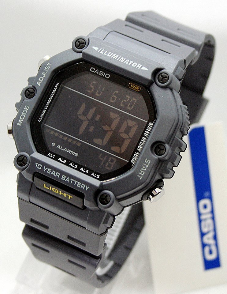 CASIO Digitaluhr Casio Digitaluhr Herren AE-1600H-8BVEF, (1-tlg) von CASIO