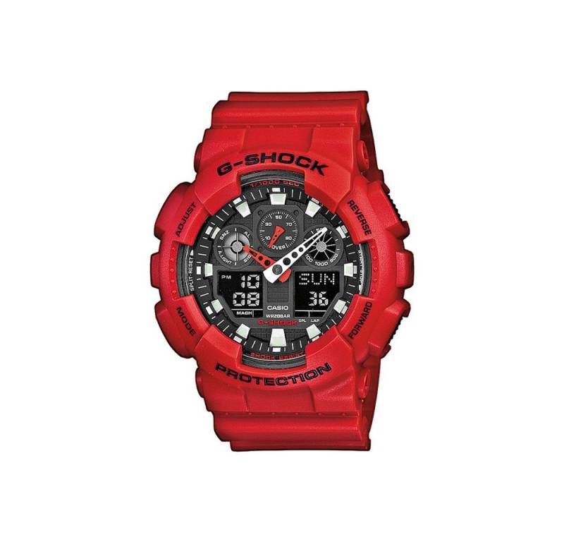 CASIO Digitaluhr Casio G-Shock GA-100B-4AER GA-100B-4AER, Casio G-Shock GA-100B-4AER von CASIO