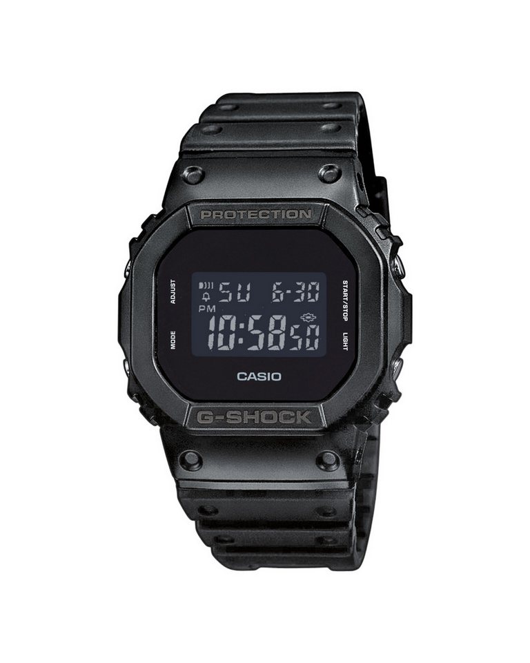 CASIO Digitaluhr Casio G-Shock Herren DW-5600UBB-1ER DW-5600UBB-1ER, Casio G-Shock Herren Harz Uhrenarmband DW-5600UBB-1ER von CASIO
