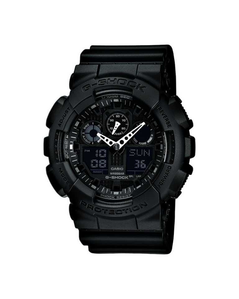 CASIO Digitaluhr Casio G-Shock Herren Harz GA-100-1A1ER GA-100-1A1ER, Casio G-Shock Herren Harz Uhrenarmband GA-100-1A1ER CASIO Digitaluhr Casio G-Shock Herren Harz GA-100-1A1ER GA-100-1A1ER, Casio G-Shock Herren Harz Uhrenarmband GA-100-1A1ER von CASIO