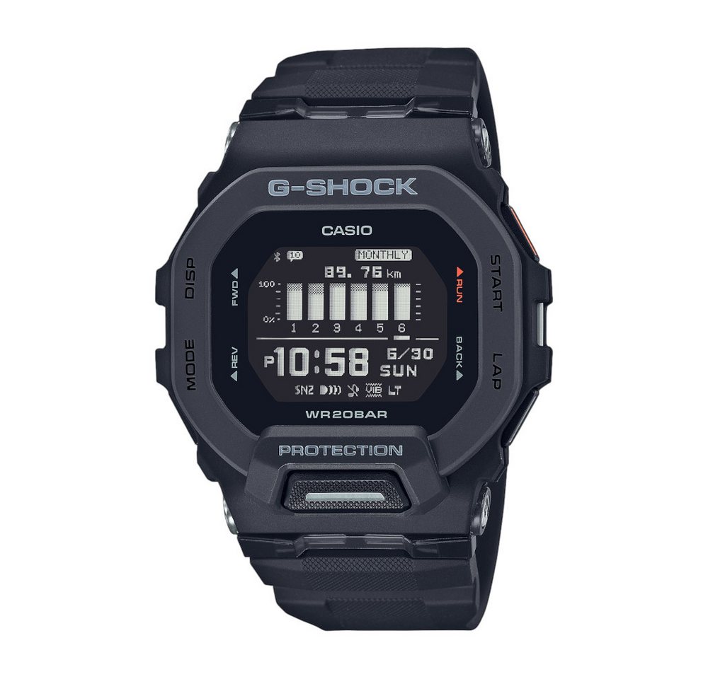 CASIO Digitaluhr Casio G-shock Bluetooth GBD-200-1ER GBD-200-1ER, Casio G-shock Bluetooth GBD-200-1ER von CASIO