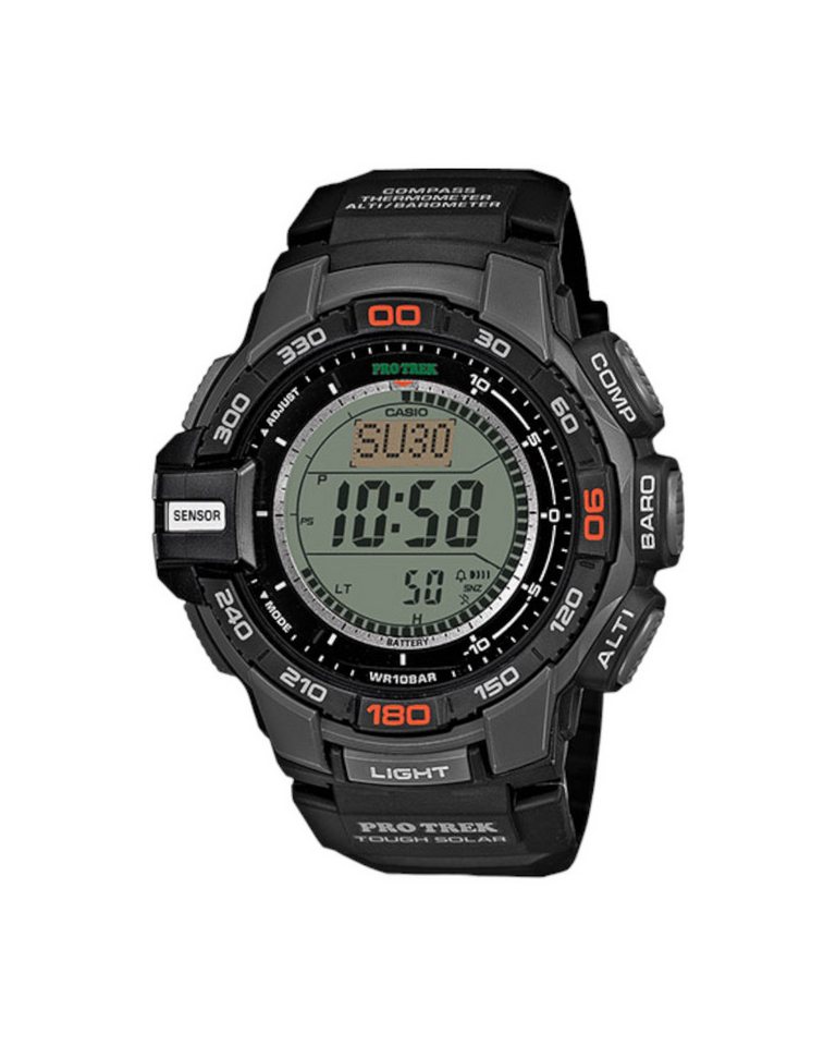 CASIO Digitaluhr Casio Herren Pro Trek PRG-270-1ER PRG-270-1ER, Casio Pro Trek PRG-270-1ER Digital Uhr von CASIO