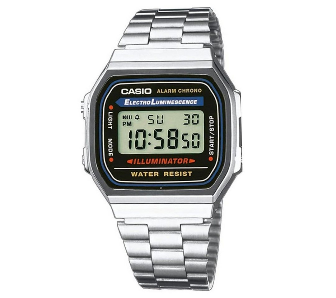 CASIO Digitaluhr Casio Uhr A168WA Unisex Digital von CASIO