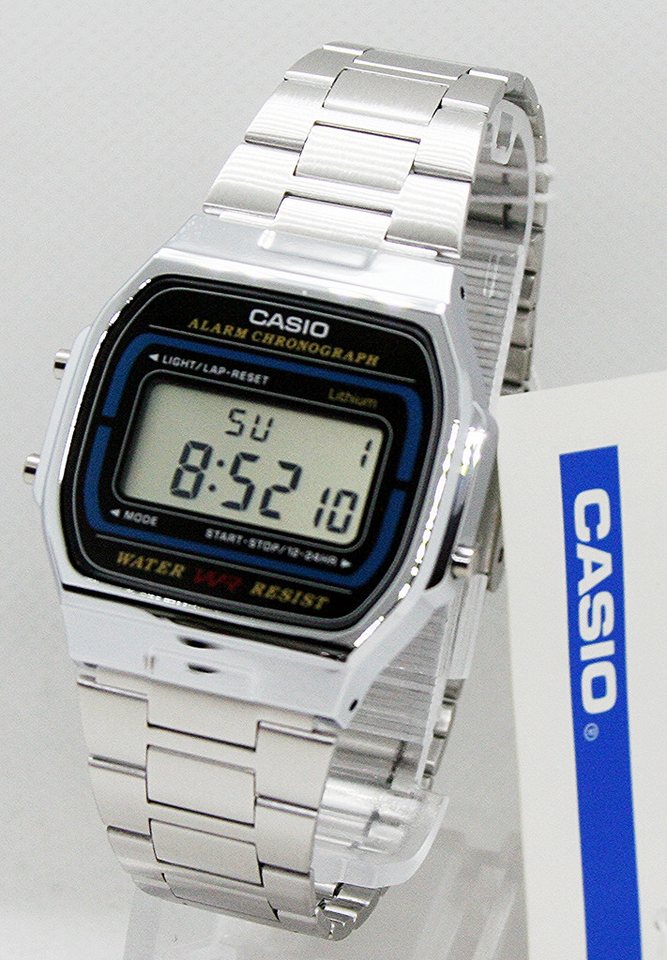 CASIO Digitaluhr Casio Unisex Digitaluhr A164WA-1VES CASIO Digitaluhr Casio Unisex Digitaluhr A164WA-1VES von CASIO
