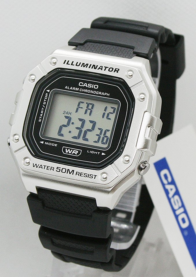 CASIO Digitaluhr Casio W-218HM-7AVEF Unisex Digitaluhr, (1-tlg) von CASIO