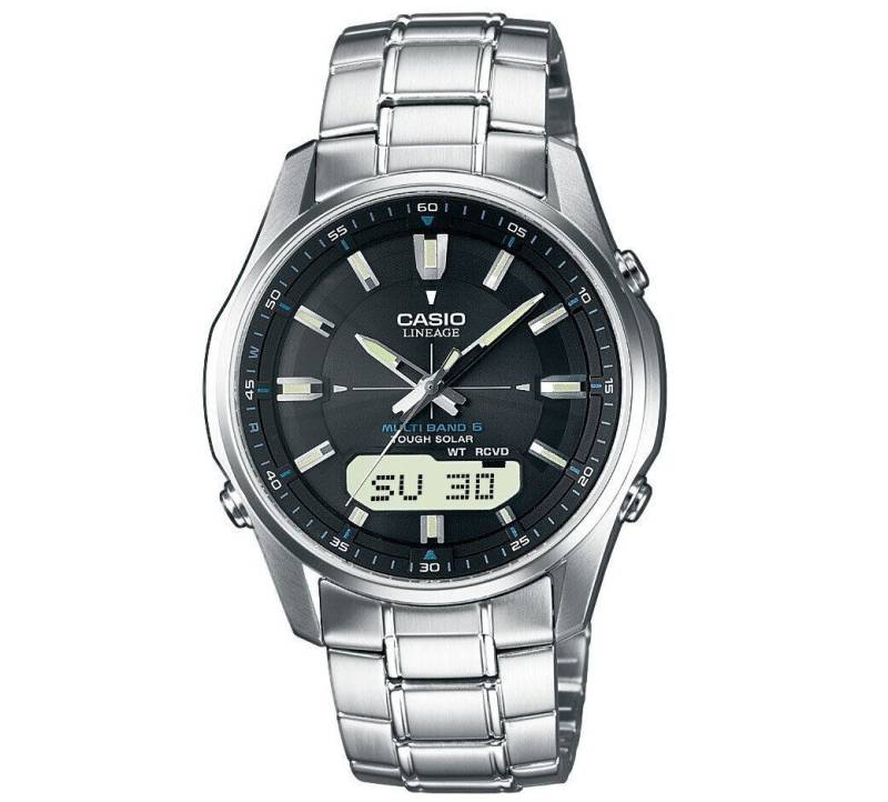 CASIO Funkuhr Herrenuhr Funk Solar von CASIO