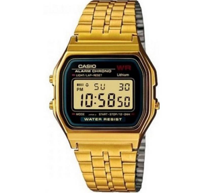 CASIO Luxusuhr Collection Unisex Retro Armbanduhr A158WEA von CASIO