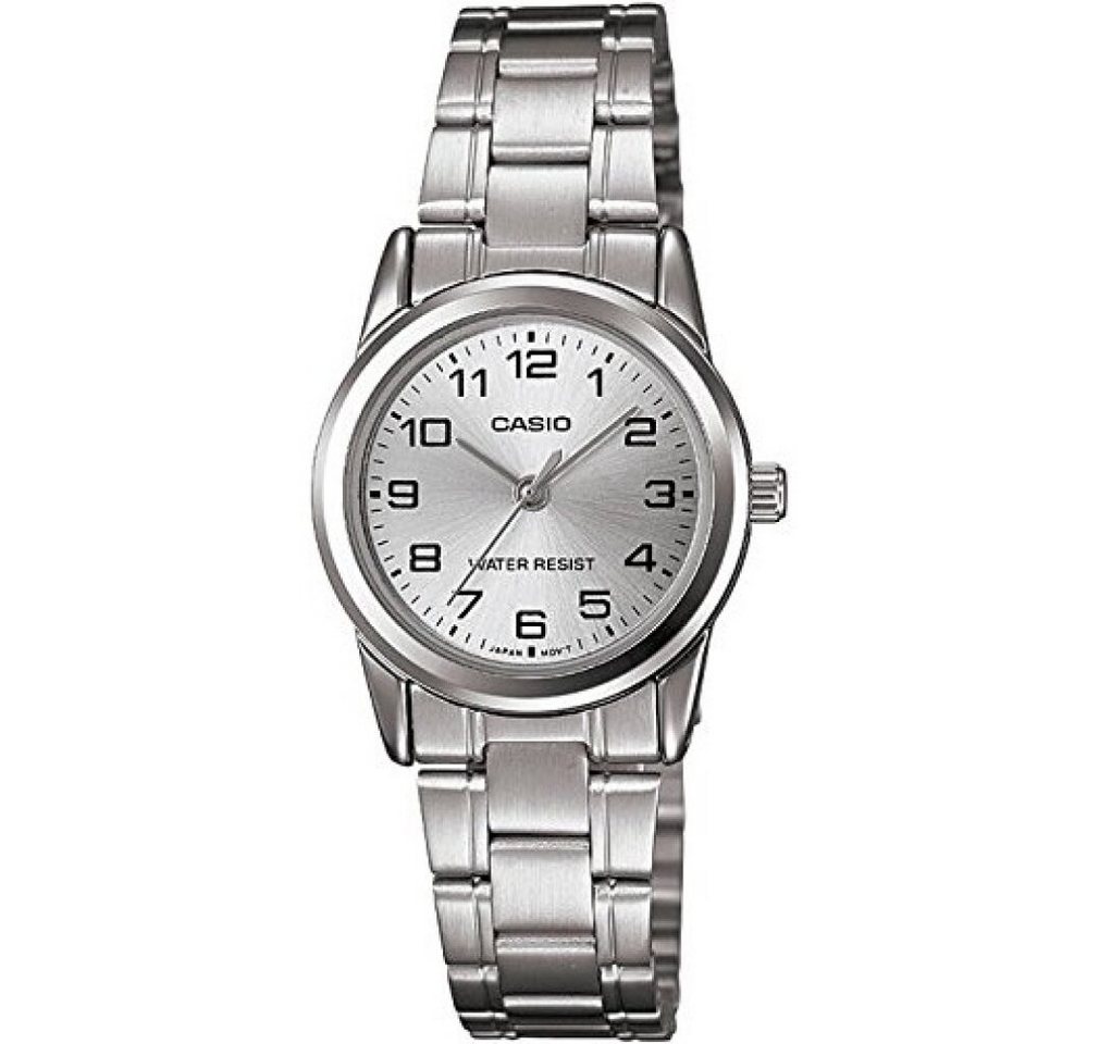 CASIO Luxusuhr Damen Analog Quarz Uhr mit Edelstahl Armband LTP-V001D-7 CASIO Luxusuhr Damen Analog Quarz Uhr mit Edelstahl Armband LTP-V001D-7 von CASIO