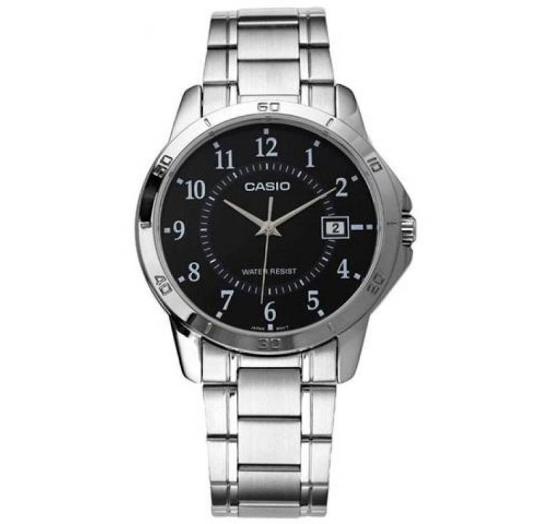 CASIO Luxusuhr Damen Analog Quarz Uhr mit Edelstahl Armband LTP-V004D-1 von CASIO