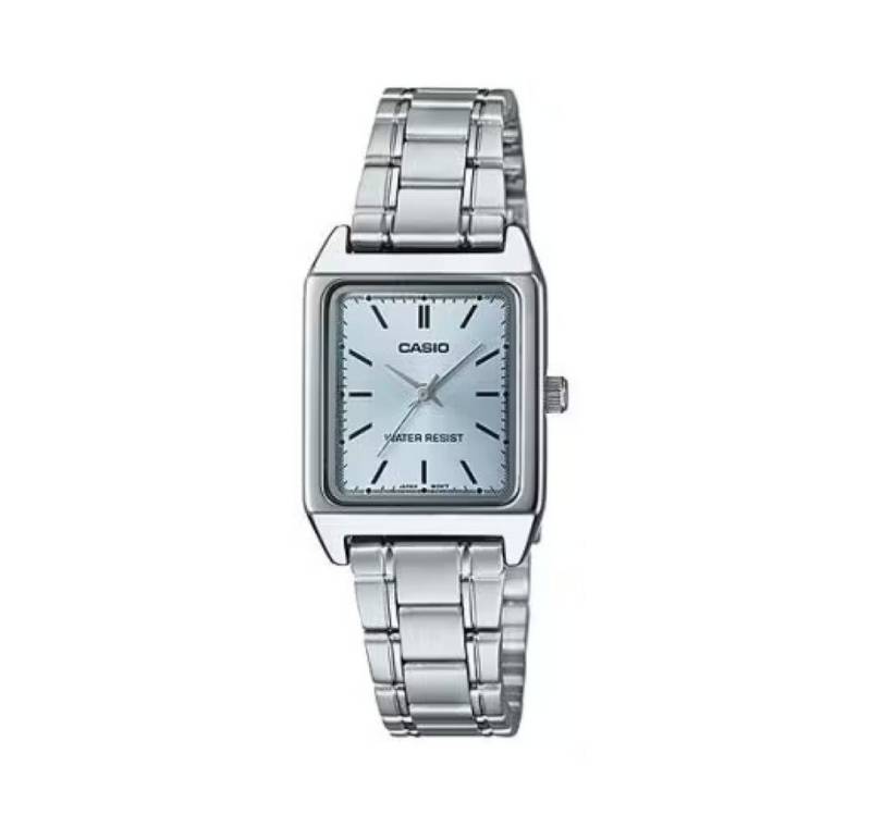 CASIO Luxusuhr Damen Analog Quarz Uhr mit Edelstahl Armband LTP-V007D-2 von CASIO