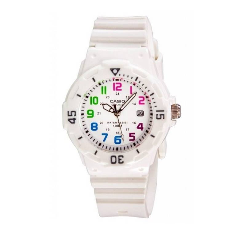 CASIO Luxusuhr Damen Analog Quarz Uhr mit Resin Armband LRW-200H-7B von CASIO