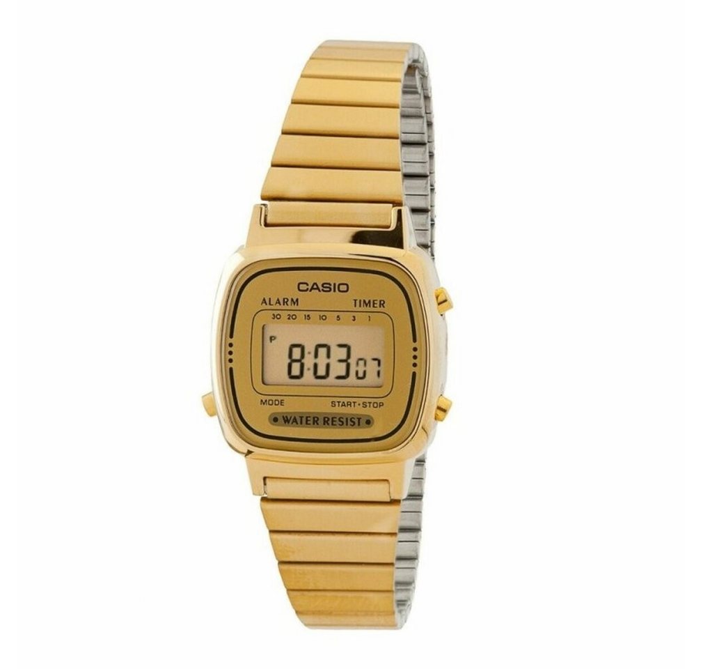 CASIO Luxusuhr Damen Digital Armbanduhr LA670WGA9D CASIO Luxusuhr Damen Digital Armbanduhr LA670WGA9D von CASIO