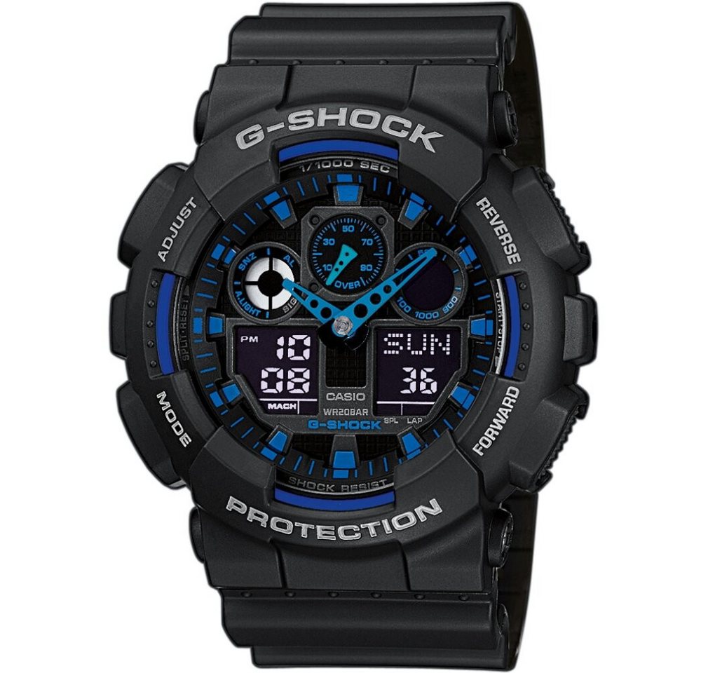 CASIO Luxusuhr G-SHOCK WATCHES Mod. GA-100-1A2ER von CASIO