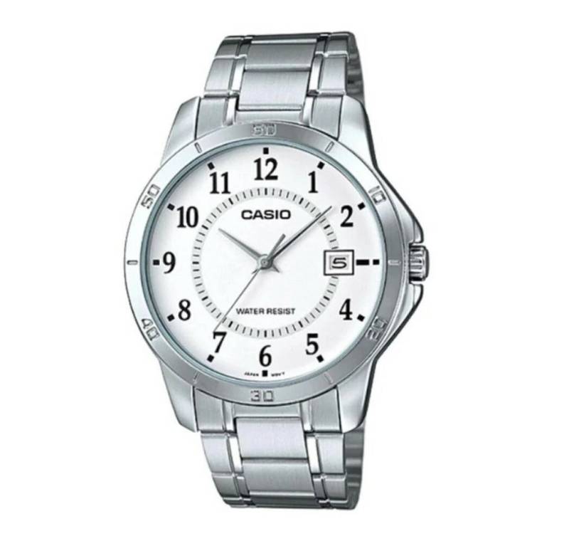 CASIO Luxusuhr Herren Analog Quarz (Japanisch) Uhr mit Edelstahl Armband von CASIO