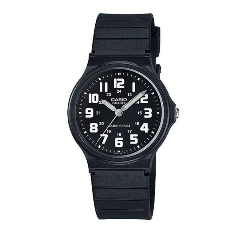 CASIO Luxusuhr Herren Analog Quarz Uhr mit Resin Armband MQ-71-1 von CASIO