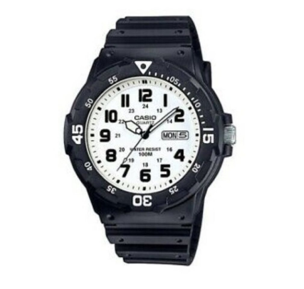 CASIO Luxusuhr Herren Analog Quarz Uhr mit Resin Armband MRW-200H-7 von CASIO